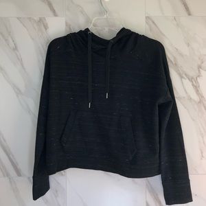 American Eagle Cowl Neck Cropped Hoodie